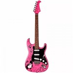 Ficha técnica e caractérísticas do produto - Guitarra Stratocaster Eagle Egp10 Rosa Pink - Egp10-cr