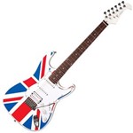 Guitarra Stratocaster Eagle Sts002 Uk Bandeira Inglaterra