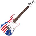 Guitarra Stratocaster Eagle Sts002 Us Bandeira Estados Unidos