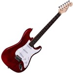 Ficha técnica e caractérísticas do produto Guitarra Stratocaster Escudo Branco Vermelha Ggx-1s Giannini