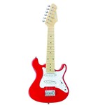 Ficha técnica e caractérísticas do produto Guitarra Stratocaster Infantil Class CLK10 RD Vermelha - Strinberg