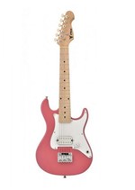 Ficha técnica e caractérísticas do produto Guitarra Stratocaster Phoenix Infantil JR Rosa Claro JRIST-H