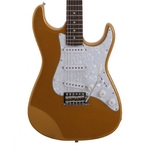 Guitarra Stratocaster Seizi Vision Gold Escudo Perolado