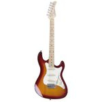 Ficha técnica e caractérísticas do produto Guitarra Stratocaster Strinberg Sts 100 Cherry Burst