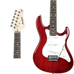 Ficha técnica e caractérísticas do produto Guitarra Strinberg Egs217t Strato com Afinador - Vermelho Transparente
