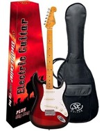 Ficha técnica e caractérísticas do produto Guitarra SX SST57 Vintage Cor 2 Tons Sunburst com Bag