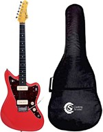 Ficha técnica e caractérísticas do produto Guitarra Tagima Jazzmaster Woodstock TW61 Vermelho FR com Bag