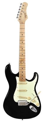 Ficha técnica e caractérísticas do produto Guitarra Tagima T-635 Classic Black Escala Clara Escudo Mint Green