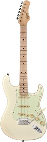 Ficha técnica e caractérísticas do produto Guitarra Tagima T-635 Classic Branco Vintage Escala Clara Escudo Mint Green