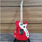 Ficha técnica e caractérísticas do produto Guitarra Tagima Telecaster Semi Acústica T-484 Vermelha Fiesta Red Escudo Mint Green e 2 Single Coil - Tagima