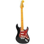 Ficha técnica e caractérísticas do produto Guitarra Tagima TG530 Strato Preta com Escudo Vermelho