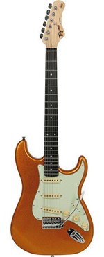 Ficha técnica e caractérísticas do produto Guitarra Tagima TG500 Strato Metallic Gold Yellow