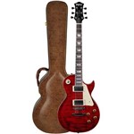 Guitarra Tagima Tlp Flamed Les Paul com Case - Vermelho Transparente