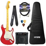 Guitarra Tagima Woodstock Series Tg530 Vermelho Metalico + Kit Completo