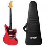 Ficha técnica e caractérísticas do produto Guitarra Tagima Woodstock TW 61 FR Vermelha Fiesta Red Jazzmaster + Capa
