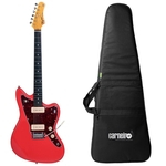 Ficha técnica e caractérísticas do produto Guitarra Tagima Woodstock TW 61 FR Vermelha Jazzmaster Capa
