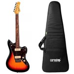 Ficha técnica e caractérísticas do produto Guitarra Tagima Woodstock TW 61 SB Sunburst Jazzmaster + Capa