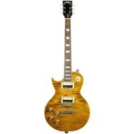 Ficha técnica e caractérísticas do produto Guitarra Vintage Les Paul LV100AFD Top Flamed Amber - Lefty - Canhota