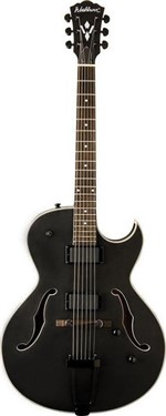 Ficha técnica e caractérísticas do produto Guitarra Washburn Hollowbody Black Matte HB17CBK com Case