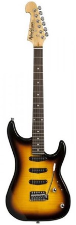 Ficha técnica e caractérísticas do produto Guitarra Washburn S3XTS Flame Tobacco Sunburst Captação HSS