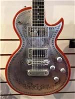 Guitarra Zemaitis Greco Gzmf-501 Brown/silver + Estojo Hard Shell Case