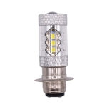 Ficha técnica e caractérísticas do produto H6m p15d 16 2835 Shell Prata smd lâmpada de luz branca Luz Da Motocicleta