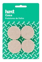 Ficha técnica e caractérísticas do produto Hardt - Protetores de Feltro Redondo D38 3mm 08 und R0003BG