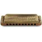 Ficha técnica e caractérísticas do produto Harmônica Gaita Vintage Harp 1923 Corpo de Madeira 1020C - Hering