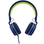 Ficha técnica e caractérísticas do produto Headphone Pulse On Ear Stereo Azul/Verde - PH162