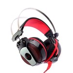 Ficha técnica e caractérísticas do produto Headset Satellite Ae-353 com Microfone - Preto-vermelho
