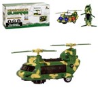 Ficha técnica e caractérísticas do produto Helicóptero de Guerra 3D com Luz e Som