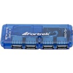 Ficha técnica e caractérísticas do produto Hub USB 2.0 4 Portas HBU-402 Fortrek Azul