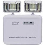 Ficha técnica e caractérísticas do produto Iluminação de Emergência - LED 1200 Branco - Bivolt