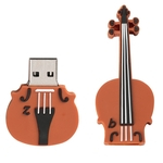 Ficha técnica e caractérísticas do produto Instrumento De Música De Cordas De Violino Modelo Usb2.0 Flash Drive Armazenamento De Memória