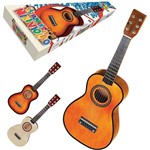 Ficha técnica e caractérísticas do produto Instrumento Musical Violao Mini de Madeira 58,5CM - Comprasjau