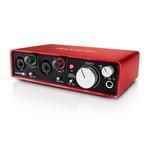 Ficha técnica e caractérísticas do produto Interface Audio 192khz Focusrite Scarlett 2i2 2nd