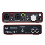Ficha técnica e caractérísticas do produto Interface de Áudio Focusrite - Scarlett 2i2 USB