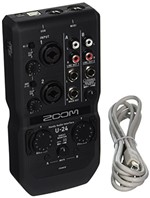 Ficha técnica e caractérísticas do produto Interface de Áudio Portátil Zoom U-24 USB 2x4 24-Bit