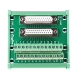 Ficha técnica e caractérísticas do produto Interface de DB25-M6 Duplo Feminino cabeça DIN Rail Mount Módulo Bloco Terminal Board Connector
