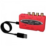 Ficha técnica e caractérísticas do produto Interface Digital de Audio USB U-CONTROL UCA222 Vermelho Behringer