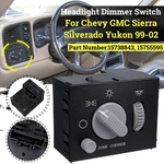 Ficha técnica e caractérísticas do produto #15738843 15755595 Controle do interruptor do farol do carro e do redutor de luz de cúpula para Chevy / GMC / Sierra / Silverado / Yukon 1999 2000 2001 2002
