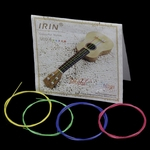 Ficha técnica e caractérísticas do produto Corda IRIN 4 Pcs coloridos Nylon Ukulele Cordas da guitarra Cordas Set Peças 0,56 milímetros, 0,71 milímetros, 0,81 milímetros, 0,56 milímetros