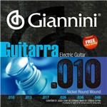 Ficha técnica e caractérísticas do produto Jogo De Cordas Giannini Guitarra 0,010 Geegst10