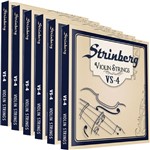 Ficha técnica e caractérísticas do produto Jogo De Cordas Violino Strinberg Tensão Média VS4 - Kit Com 6 Unidades
