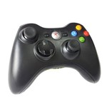 Ficha técnica e caractérísticas do produto Joystick Sem Fio Xbox 360 Controle Preto Knup Kp-5122
