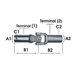 Ficha técnica e caractérísticas do produto Junta Basculante Luva Longa/longa (aplicacao Cz-101) Aço