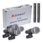 Ficha técnica e caractérísticas do produto Karsect K7C Kit de Bateria com 7 Microfones