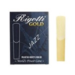 Kit 05 Unidades Palheta Rigotti Jazz Sax Soprano - 2,5 Light