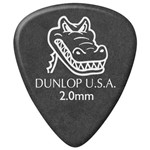 Ficha técnica e caractérísticas do produto Kit 12 Palhetas Dunlop Gator Grip 2.00mm Cinza para Guitarra Baixo Violão