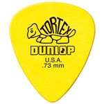 Ficha técnica e caractérísticas do produto Kit 12 Palhetas Dunlop Tortex 0.73mm Amarela para Guitarra Baixo Violão